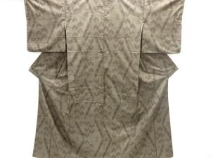 抽象模様織出し本場泥大島紬着物（5マルキ）